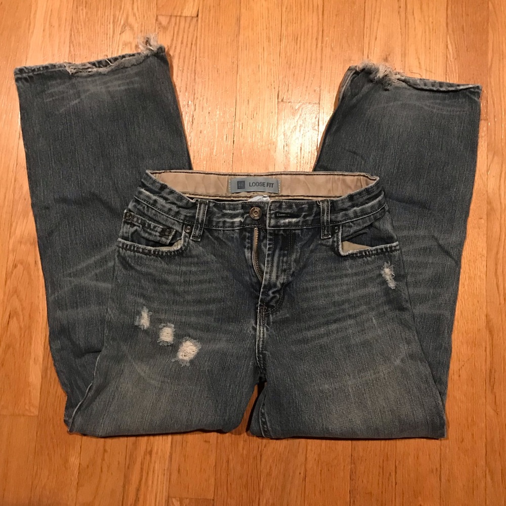 Boys distressed jeans